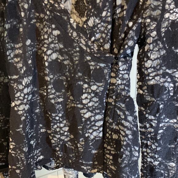 Marianne Kooiman Silk Blend Wrap Jacket - Picture 11 of 15